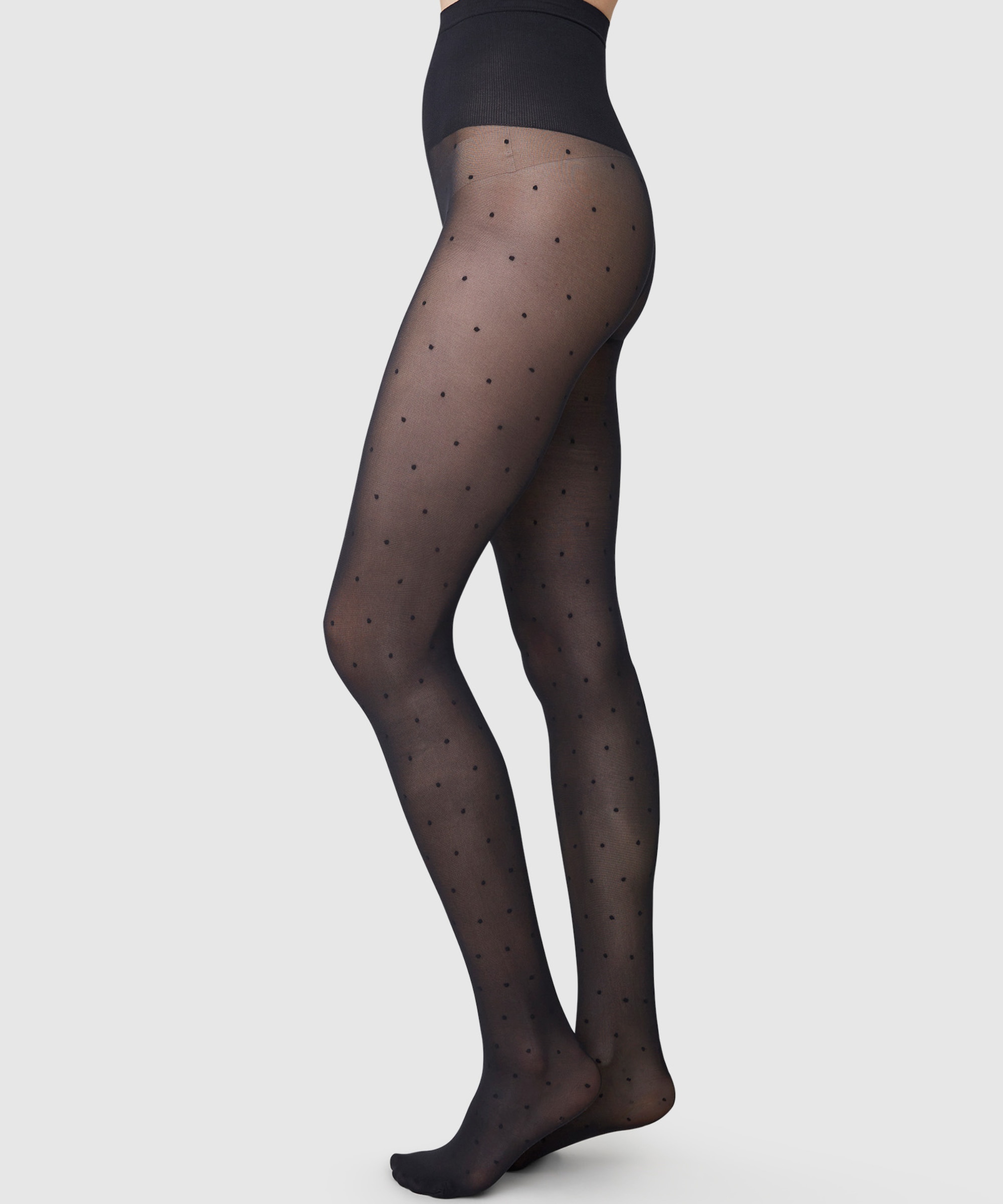 Doris Dots Tight Black