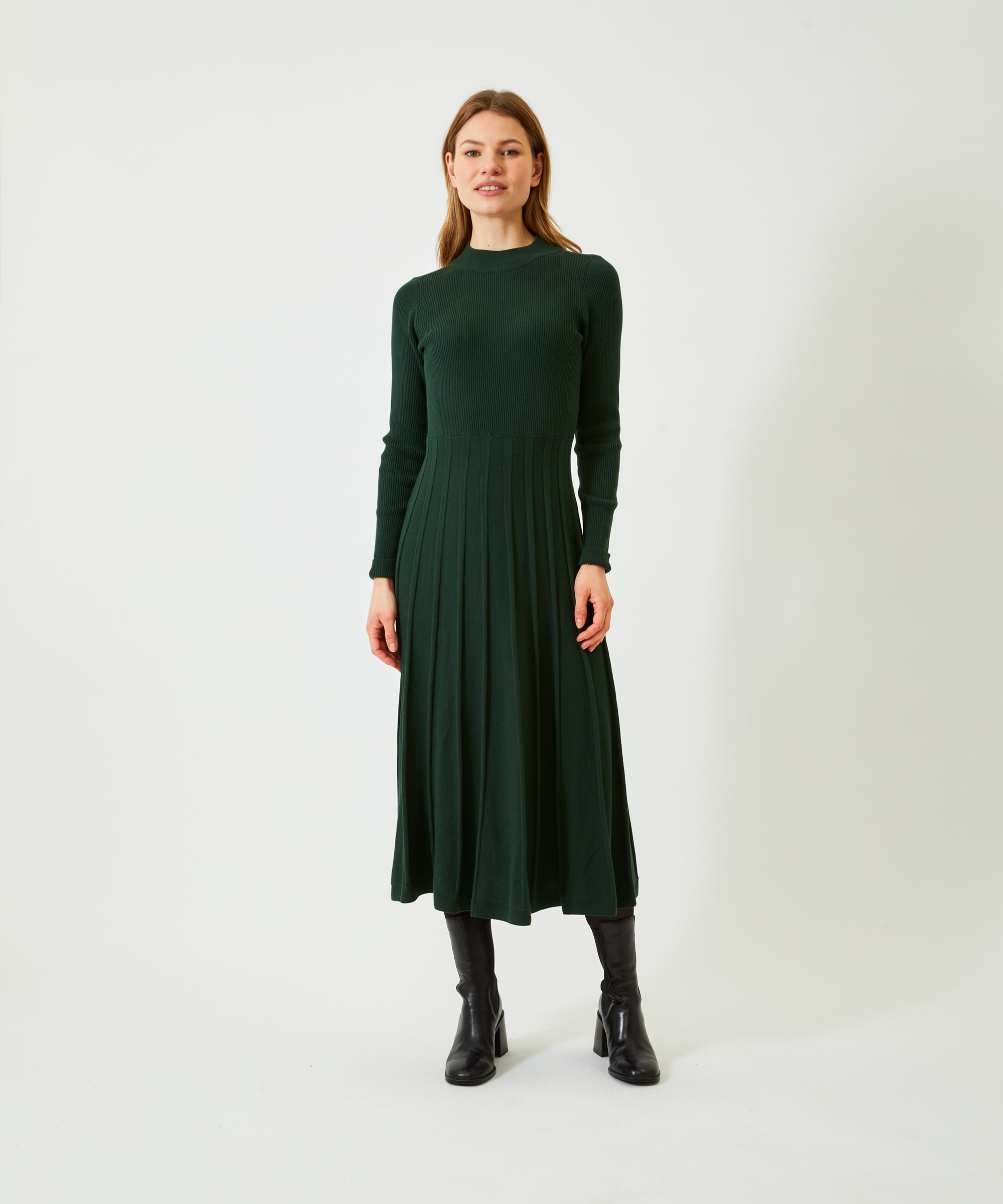 Joanne Dress Darkgreen